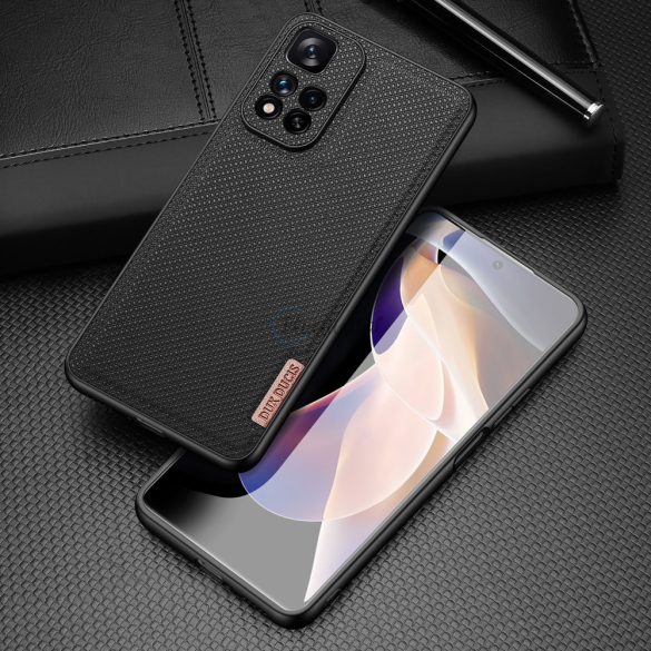 Dux Ducis Fino tok Xiaomi 11i/Xiaomi 11i HyperCharge/Xiaomi Redmi Note 11 Pro Plus 5G - fekete