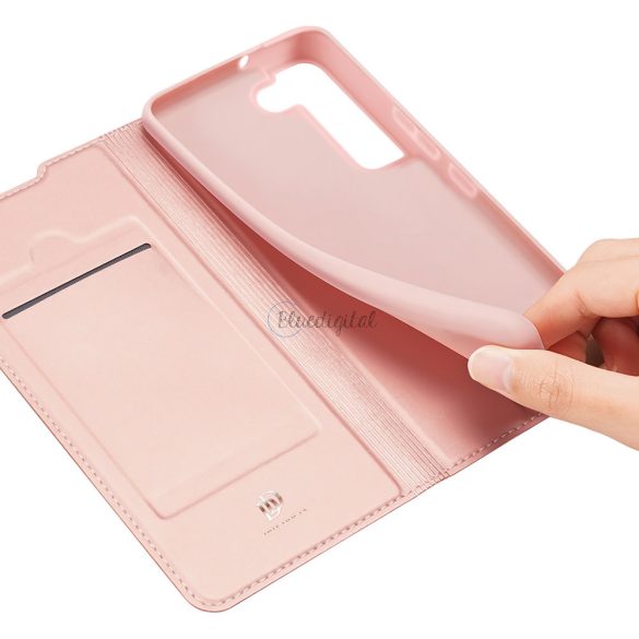 Dux Ducis SKIN PRO Holster tok Samsung Galaxy S22 + (S22 Plus) rózsaszín