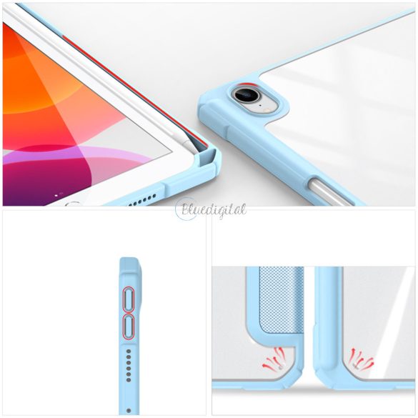 DUX DUCIS TOBY ütésálló Kemény smart tok az iPad Mini 2021-hez az Apple Pencil kékhez