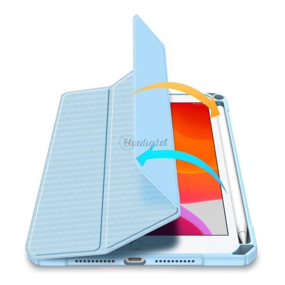 DUX DUCIS TOBY ütésálló Kemény smart tok az iPad Mini 2021-hez az Apple Pencil kékhez
