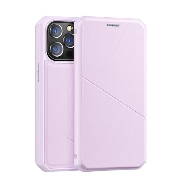 DUX DUCIS SKIN X flipes kihajtható tok iPhone 13 Pro Pink