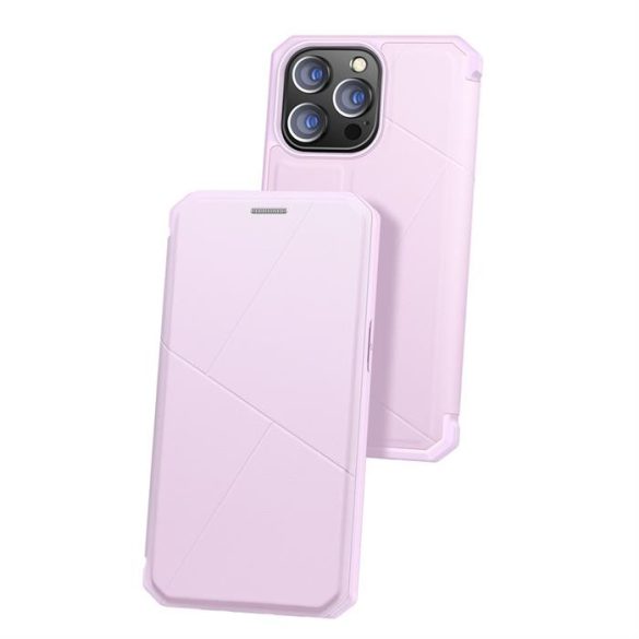 DUX DUCIS SKIN X flipes kihajtható tok iPhone 13 Pro Pink