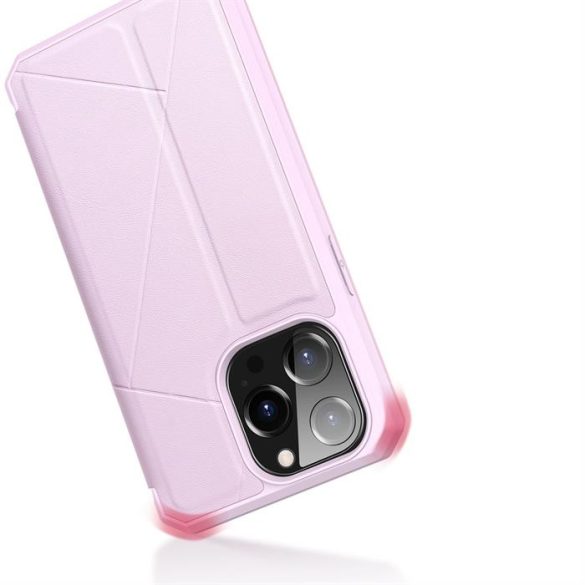 DUX DUCIS SKIN X flipes kihajtható tok iPhone 13 Pro Pink