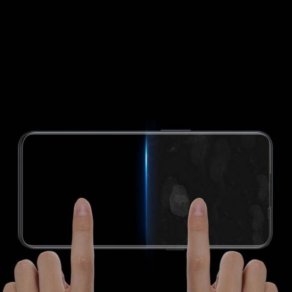 Dux Ducis 10D edzett üveg tempered glass Kemény képernyővédő fólia teljes képernyős OnePlus Nord N200 5G fekete (tok-barát)