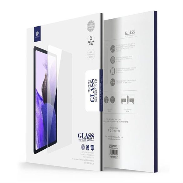 Dux Ducis edzett üveg Samsung Galaxy Tab S7 Plus / Tab S7 FE / Tab S8 Plus átlátszó