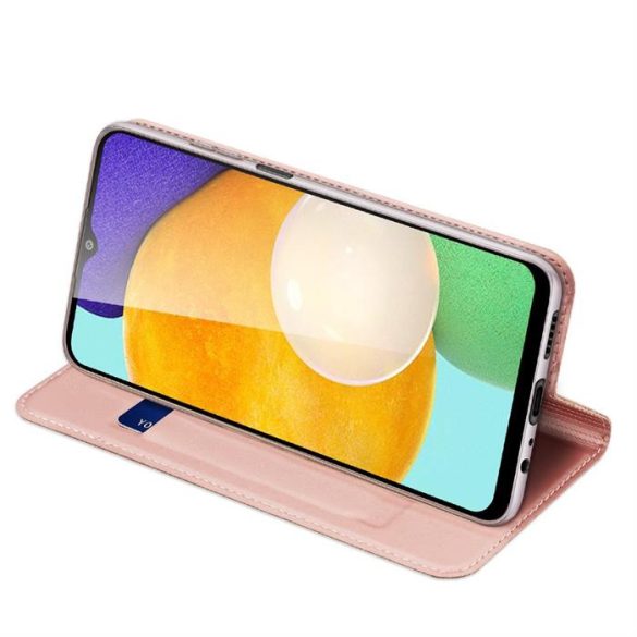 DUX DUCIS SKIN PRO flipes kihajtható tok Samsung Galaxy A03s rózsaszín