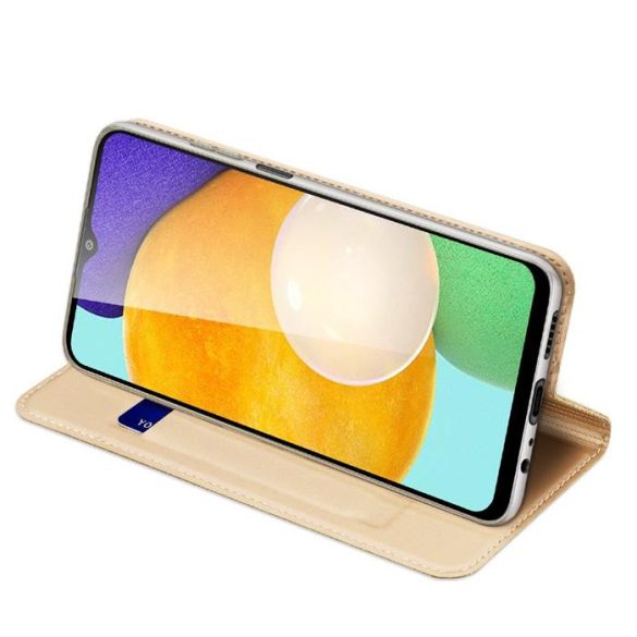 DUX DUCIS SKIN PRO flipes kihajtható tok Samsung Galaxy A03s Golden