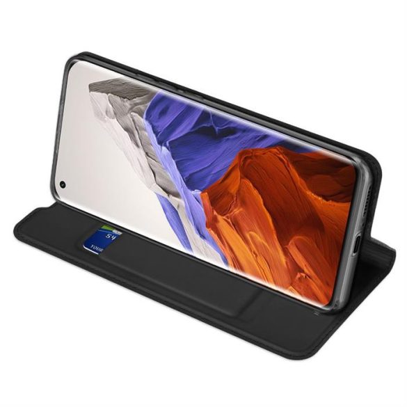 DUX DUCIS Skin Pro Bookcase kihajtható tok Xiaomi Mi 11 Pro fekete