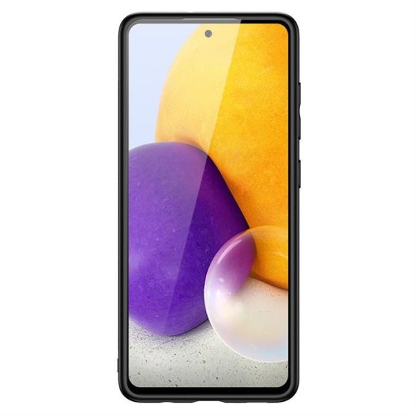 Dux Ducis Yolo elegáns tok puha TPU, műbőr Samsung Galaxy A72 4G fekete