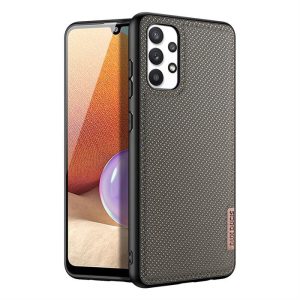 Dux Ducis Fino telefontok borított nylon anyag Samsung Galaxy A32 4G zöld