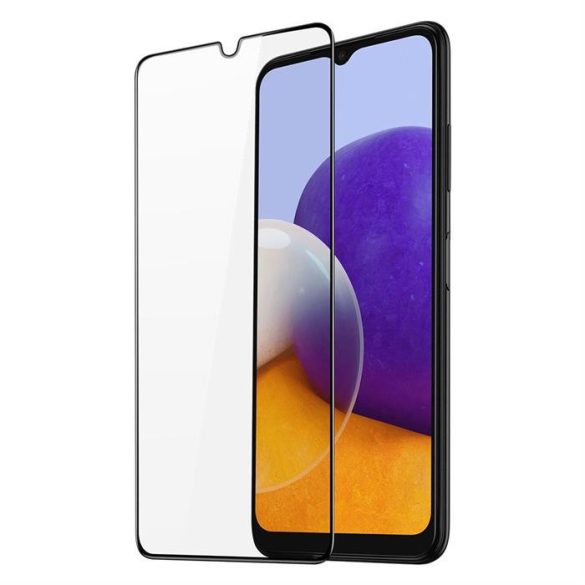 DUX DUCIS 9D EMBERED ÜZEMALMAS KÉSZÜLÉK VÉDELEM A SAMSUNG GALAXY A22 4G BLACK (Barátbarát) fólia