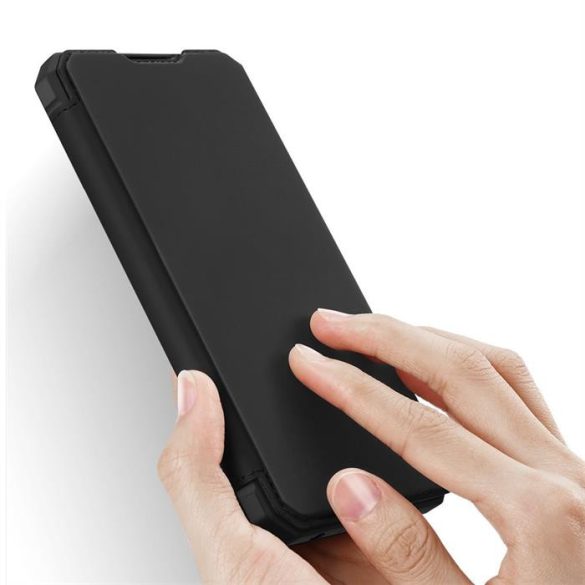 DUX DUCIS Skin X Bookcase kihajtható tok Samsung Galaxy A02s EU fekete