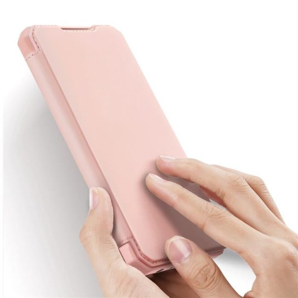 DUX DUCIS Skin X Bookcase kihajtható tok Samsung Galaxy A02s EU rózsaszín