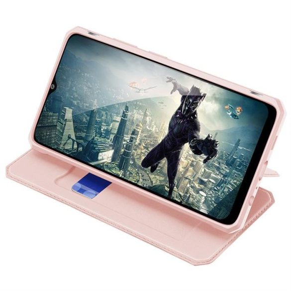 DUX DUCIS Skin X Bookcase kihajtható tok Samsung Galaxy A02s EU rózsaszín