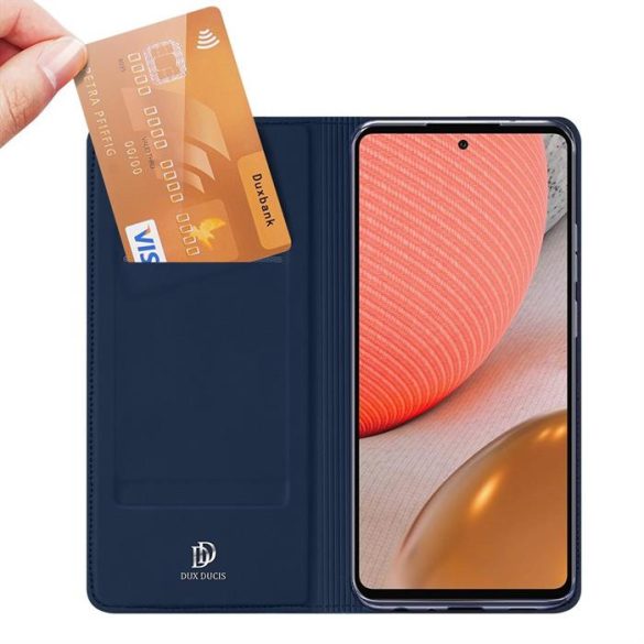 DUX DUCIS Skin Pro Bookcase kihajtható tok Samsung Galaxy A72 4G kék