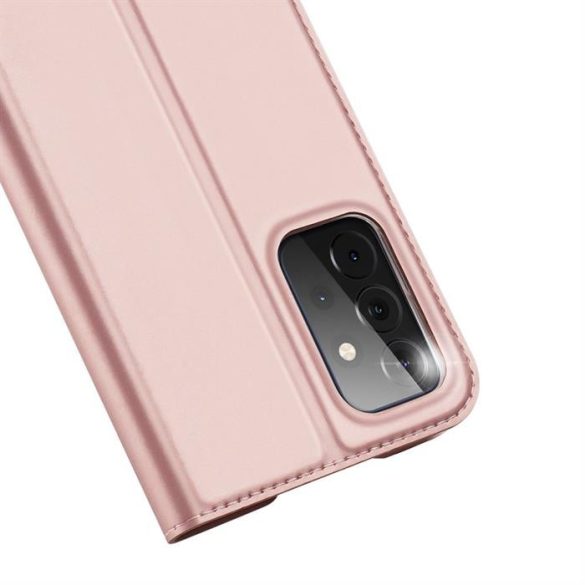 DUX DUCIS Skin Pro Bookcase kihajtható tok Samsung Galaxy A72 4G rózsaszín