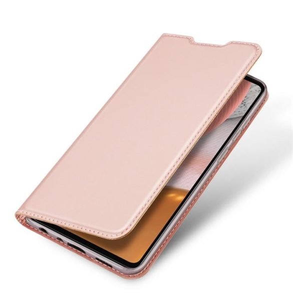 DUX DUCIS Skin Pro Bookcase kihajtható tok Samsung Galaxy A72 4G rózsaszín