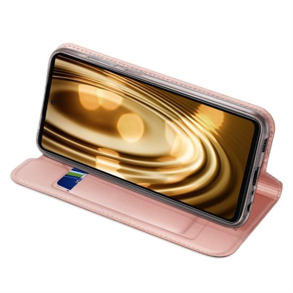 DUX DUCIS Skin Pro Bookcase kihajtható tok Samsung Galaxy A72 4G rózsaszín