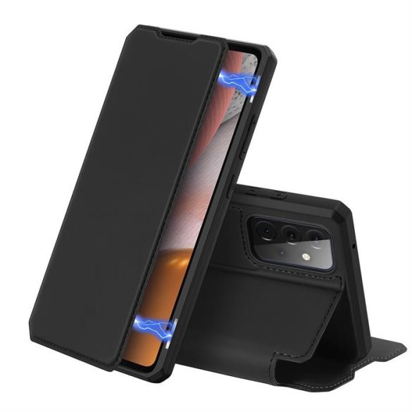 DUX DUCIS Skin X Bookcase kihajtható tok Samsung Galaxy A72 4G fekete