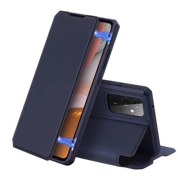DUX DUCIS Skin X Bookcase kihajtható tok Samsung Galaxy A72 4G kék