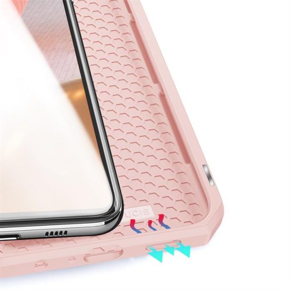 DUX DUCIS Skin X Bookcase kihajtható tok Samsung Galaxy A72 4G rózsaszín