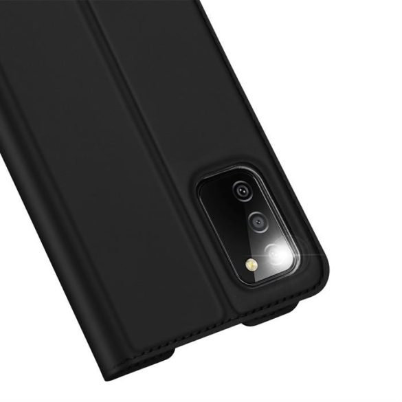 DUX DUCIS Skin Pro Bookcase kihajtható tok Samsung Galaxy A02s EU fekete