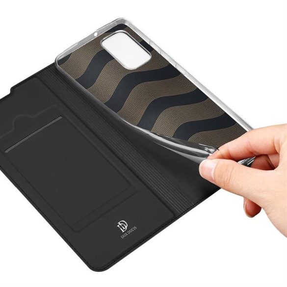 DUX DUCIS Skin Pro Bookcase kihajtható tok Samsung Galaxy A02s EU fekete
