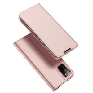 DUX DUCIS Skin Pro Bookcase kihajtható tok Samsung Galaxy A02s EU rózsaszín