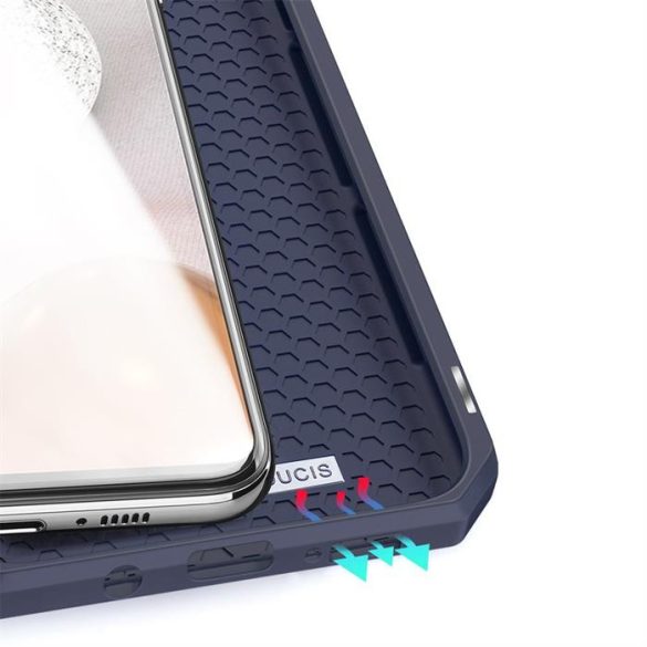 DUX DUCIS Skin X Bookcase kihajtható tok Samsung Galaxy A42 5G kék