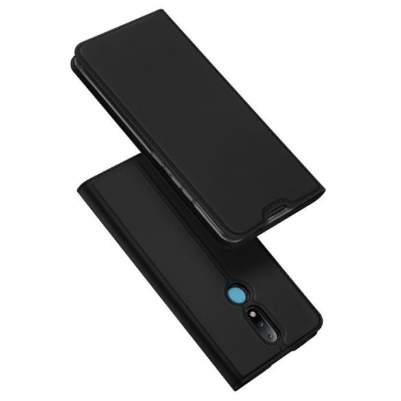 DUX DUCIS Skin Pro Bookcase kihajtható tok Nokia 2.4 fekete