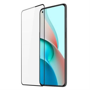 Dux Ducis 9H teljes képernyős edzett üveg Xiaomi Redmi Note 9T 5G / Redmi Note 9 5G fekete kerettel (tokbarát)