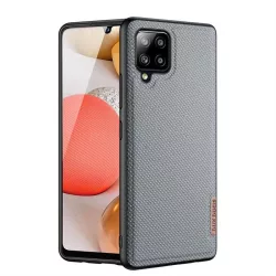   Dux Ducis Fino telefontok borított nylon anyag Samsung Galaxy A42 5G kék