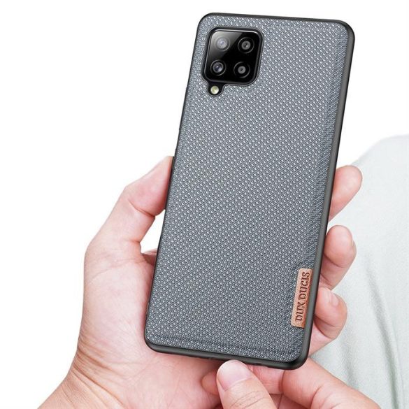 Dux Ducis Fino telefontok borított nylon anyag Samsung Galaxy A42 5G kék