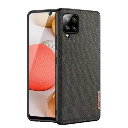   Dux Ducis Fino telefontok borított nylon anyag Samsung Galaxy A42 5G zöld