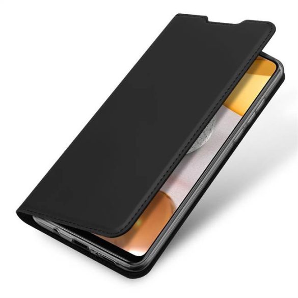 DUX DUCIS Skin Pro Bookcase kihajtható tok Samsung Galaxy A42 5G fekete telefontok