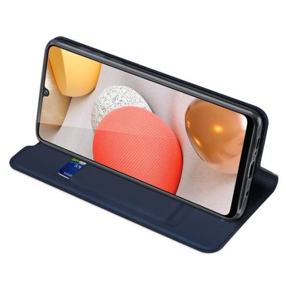 DUX DUCIS Skin Pro Bookcase kihajtható tok Samsung Galaxy A42 5G kék telefontok
