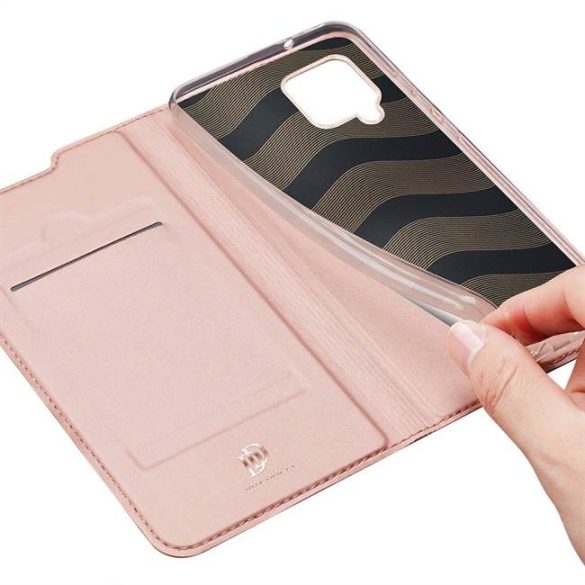 DUX DUCIS Skin Pro Bookcase kihajtható tok Samsung Galaxy A42 5G rózsaszín telefontok