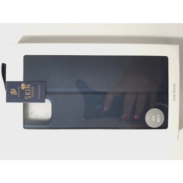DUX DUCIS Skin Pro Bookcase kihajtható tok Samsung Galaxy M51 kék telefontok
