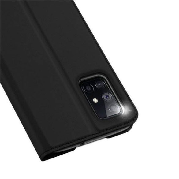 DUX DUCIS Skin Pro Bookcase kihajtható tok Samsung Galaxy M51 rózsaszín telefontok