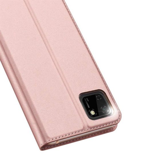 DUX DUCIS Skin Pro Bookcase kihajtható tok típusú tok Huawei Y5p pink telefontok