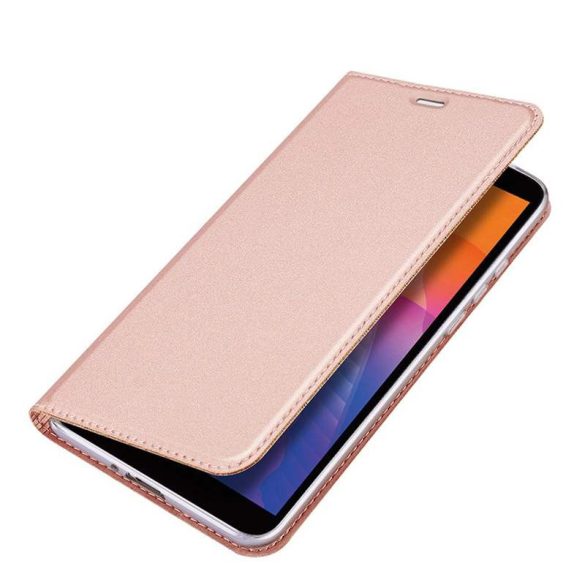 DUX DUCIS Skin Pro Bookcase kihajtható tok típusú tok Huawei Y5p pink telefontok