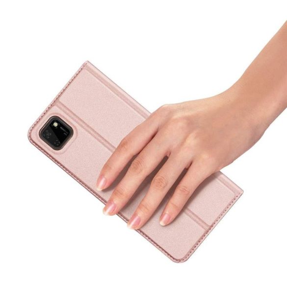 DUX DUCIS Skin Pro Bookcase kihajtható tok típusú tok Huawei Y5p pink telefontok