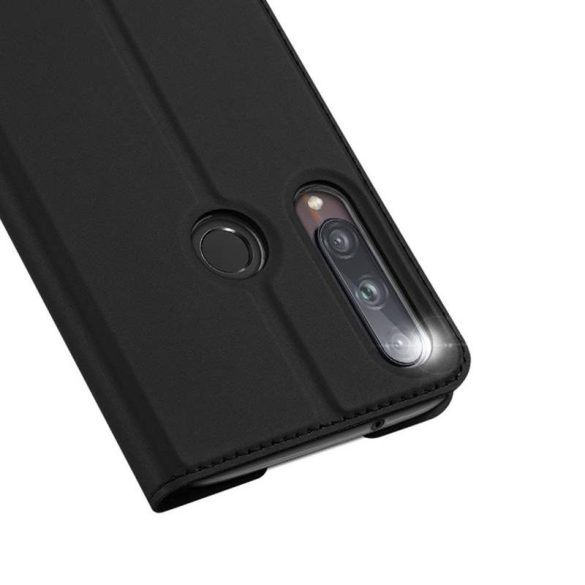 DUX DUCIS Skin Pro Bookcase kihajtható tok típusú tok Huawei P40 Lite E fekete telefontok