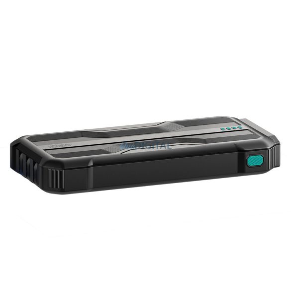 Powerbank 10000mAh Joyroom JR-L016 beépített USB-C/mikro USB/ Lightning kábel - fekete
