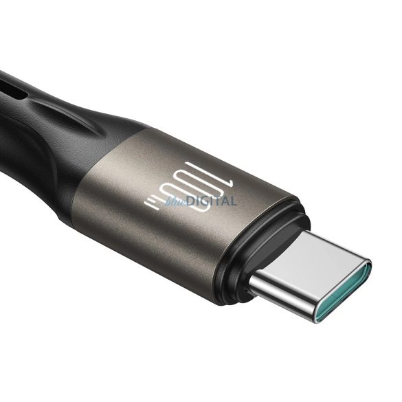 Joyroom Light-Speed Series SA25-CC5 100W USB-C / USB-C kábel 1,2m - Fekete