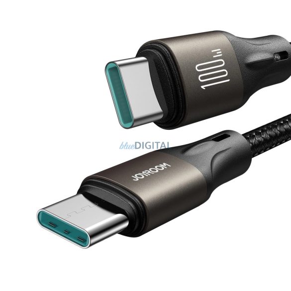 Joyroom Light-Speed Series SA25-CC5 100W USB-C / USB-C kábel 1,2m - Fekete