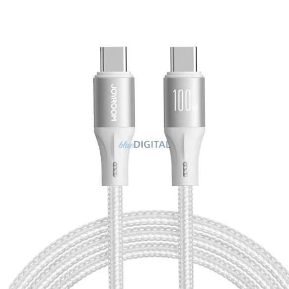 Joyroom Light-Speed Series SA25-CC5 100W USB-C / USB-C kábel 1,2m - fehér