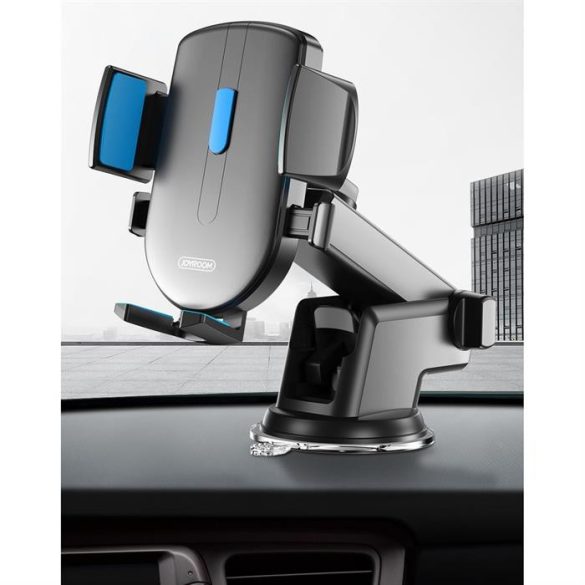 Joyroom autós tartó mobiltelefon tartó állítható kar műszerfal fekete (JR-OK3)
