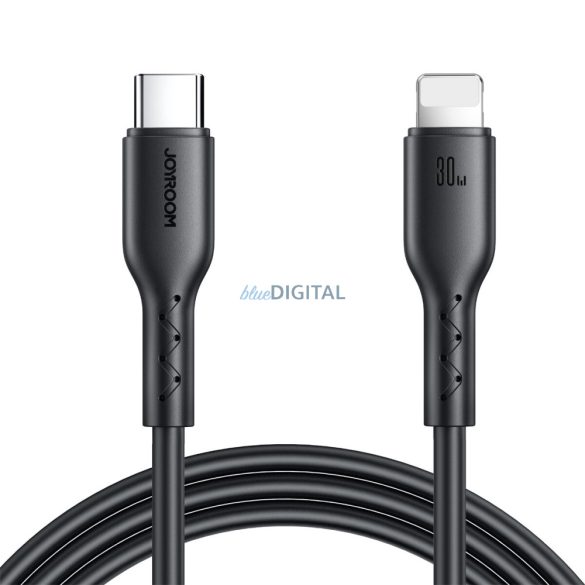 Joyroom Flash-Charge Series SA26-CL3 USB-C / Lightning kábel 30W 2m - fekete