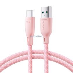   Joyroom Multi-Color Series SA34-AC6 USB-A / USB-C kábel 100W gyors átvitel 1m - Rózsaszín